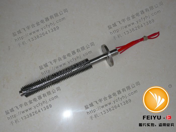 翅片式單頭電熱管實(shí)拍照片，盜用必究！